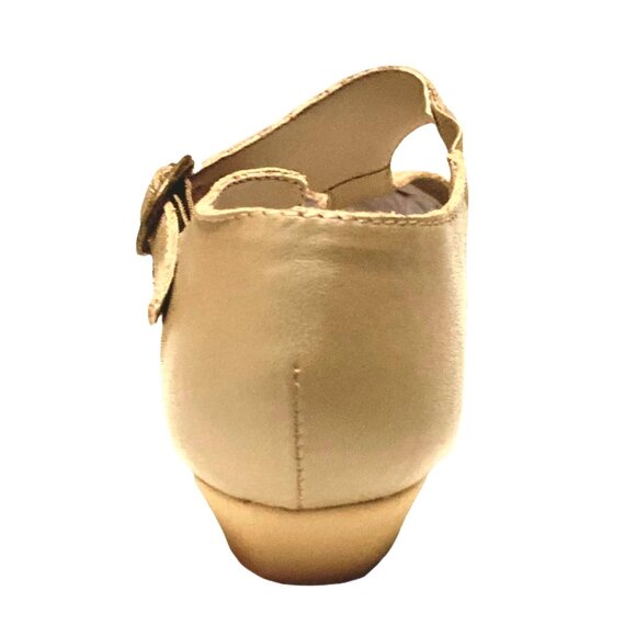 Capezio Tan Lyrical Modern Split Sole Dance Shoes Childs 3.5 Pedini Leather - Picture 5 of 7